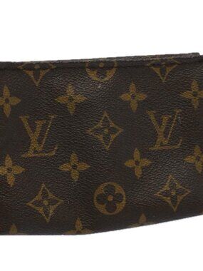 LOUIS VUITTON Monogram Poche Toilette 15 Pouch M47546 LV Auth th4338